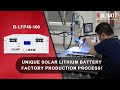 Unique solar lithium battery factory production process bslbatt48v100ah lithium battery