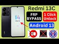 Redmi 13c MiUi 14 Frp Bypass Android 13 | Redmi 13c Unlock Google Account Lock Without PC 2024