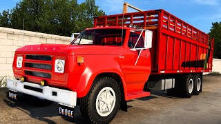 ¡Viejo camión Dodge 500 TORTON transportando GANADO! de Compostela a Nuevo Vallarta, Nayarit. México