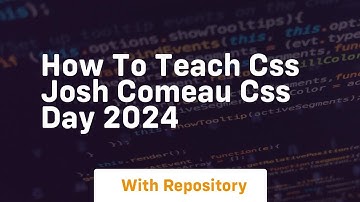 How to teach css josh comeau css day 2024