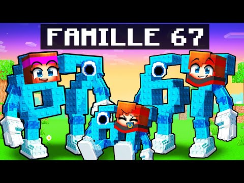 Adopté par une Famille de 67 sur Minecraft !