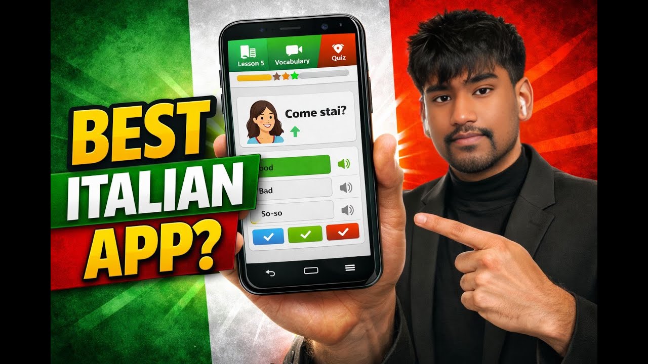 Best App to Learn Italian Fast!  |  Lesson 3 |  সবচেয়ে দ্রুত ইতালিয়ান শেখার সেরা অ্যাপ 
