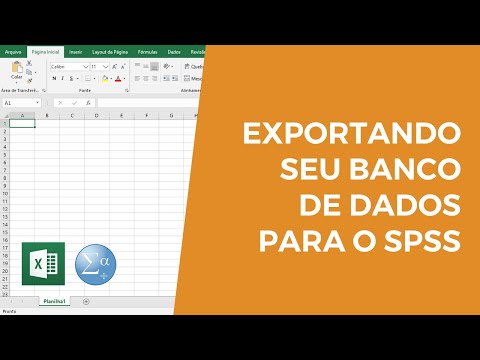 Vídeo: Como faço para importar dados do Excel para o SPSS?