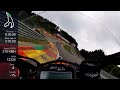 ➊ 2.36.31 Fastest lap at Spa Francorchamps onboard Kawasaki ZX10R  Dunlop Day