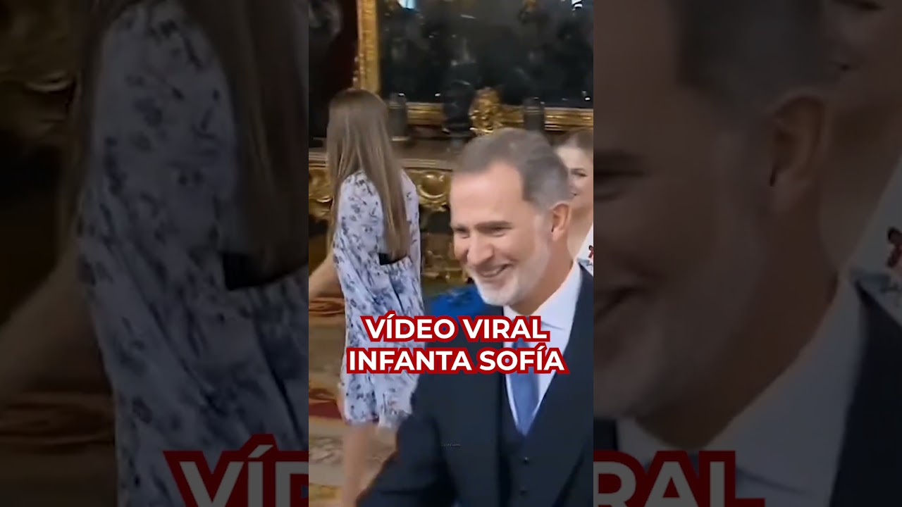 El VÍDEO VIRAL de la INFANTA SOFÍA en LA ZARZUELA