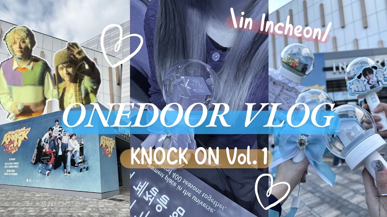 第一次出國看演唱會！終於不是在做夢了！｜BOYNEXTDOOR KNOCK ON Vol.1 IN INCHEON｜inspire arena｜ONEDOOR Vlog｜Parisa L