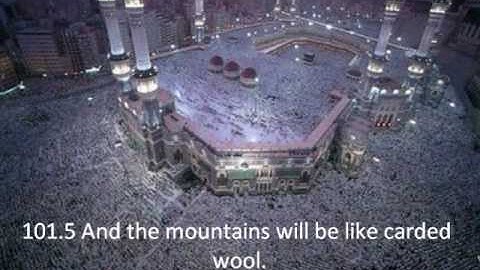 Sura AL-Qari'ah - سورة القارعة - English Subtitles