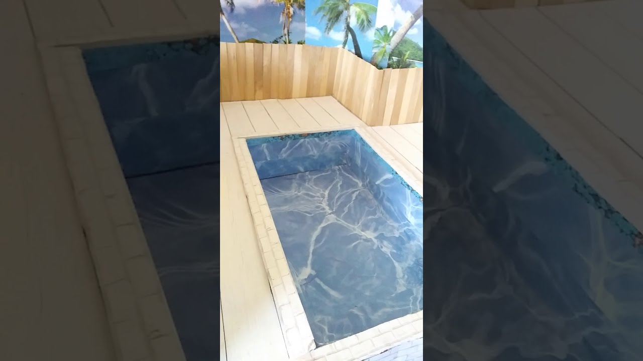 DIY: My Retreat Swimming Pool Diorama Part 1 of 3 - YouTube