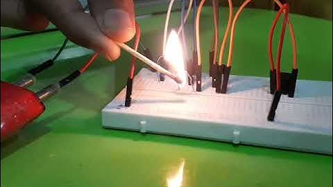 Fire alarm system🔥🔥 breadboard project.            #breadboard #shorts