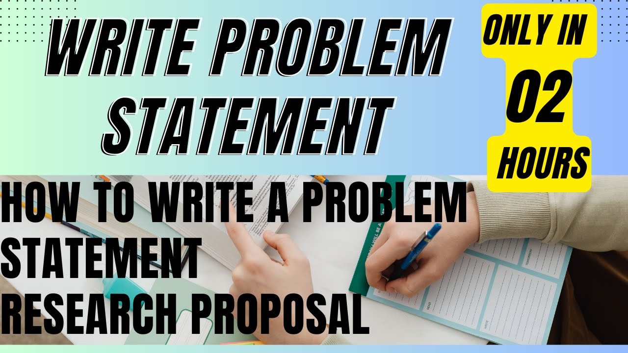 research problem | how to write a problem statement | research proposal ...