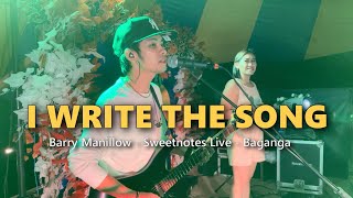 Vignette de la vidéo "I WRITE THE SONG - Barry Manillow - Sweetnotes Live"