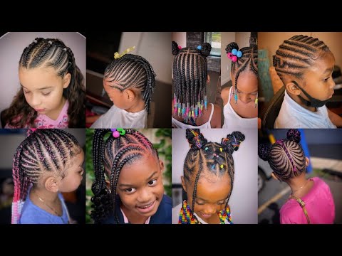 Latest Kids Cornrows Hairstyles; Cute Hairstyles For Little Girls ...
