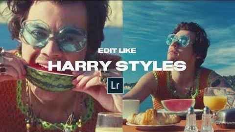 Edit Like HARRY STYLES (Watermelon Sugar Look) + Lightroom Mobile Preset