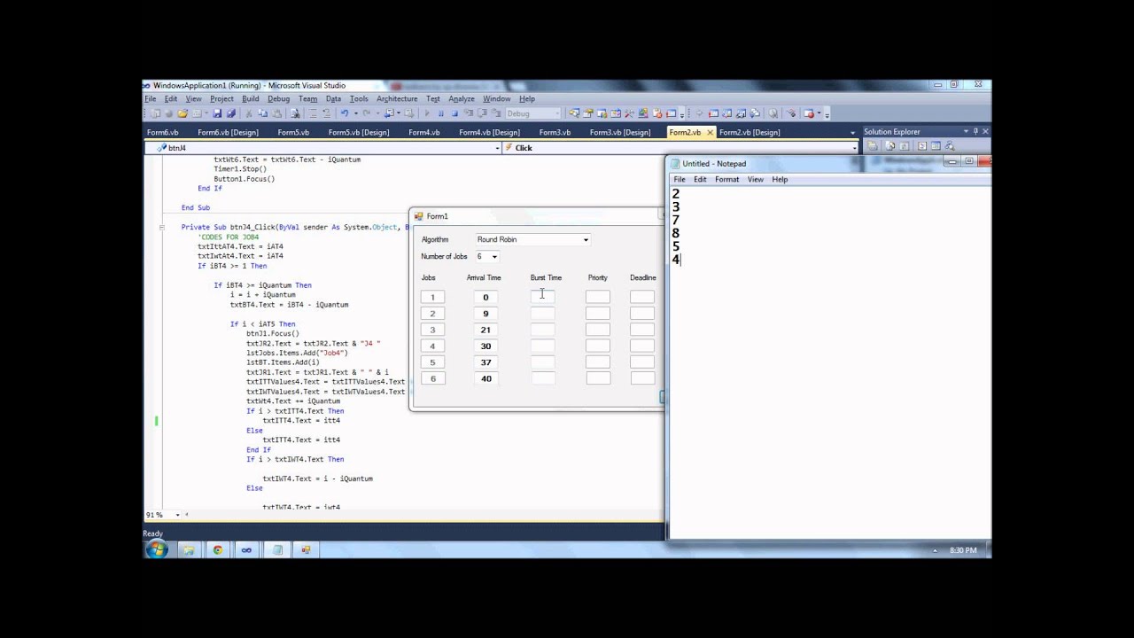 Round Robin Scheduling Algorithm -Cy :) - YouTube