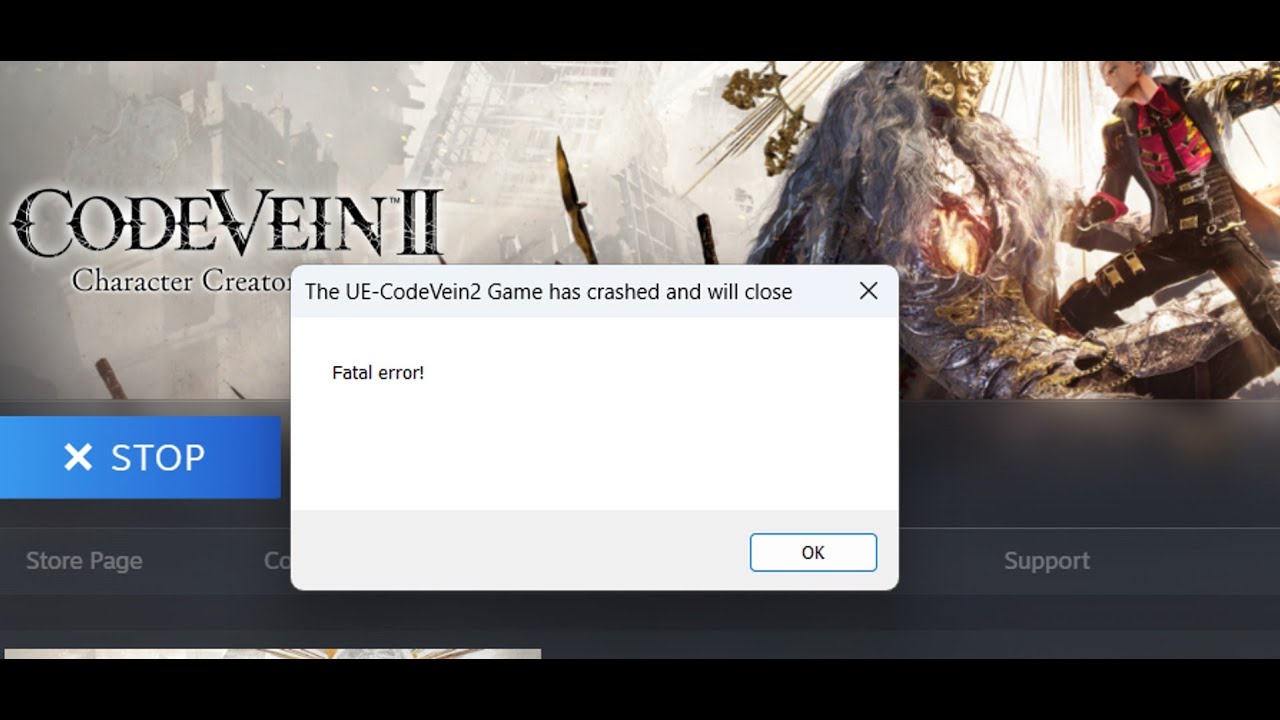 Fix CODE VEIN II Not Launching/Crashing/Fatal Error/Not Loading/Freezing/Black Screen PC
