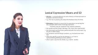 Expressive means and stylistic devices