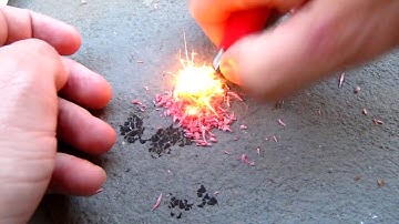 Fire with an empty Bic lighter & a knife