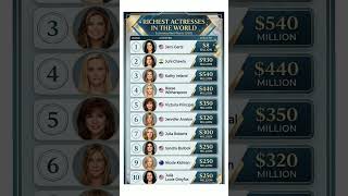 RICHEST ACTRESSES IN THE WORLD#jemigertz# juhichawla#reesewitherspoon
