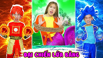 ĐẠI CHIẾN NGƯỜI LỬA VS NGƯỜI BĂNG | Giải Phóng Nàng Tiên Cá Tấm | Biệt Đội Tấm Cám #339 | Miu Miu TV