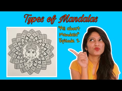 Types of Mandalas I How to draw a mandala I Mandala tutorial