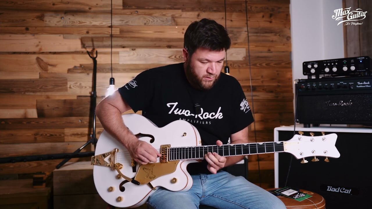 GRETSCH WHITE FALCON - YouTube