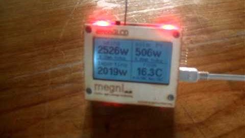 emonGLCD solar PV monitoring demo