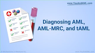 Diagnosing AML, AML-MRC, and tAML