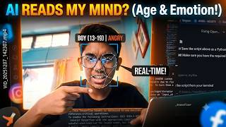 Real-Time Face Analysis (Age, Gender, Emotion) using OpenCV & Keras | Student Project