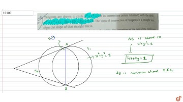 Tangents are drawn to circle `x^2+y^2=1` at its intersection points (distinct) with the circle