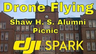 Drone Flying with My DJI Spark | Shaw High School Alumni Picnic
