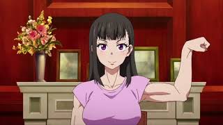 Muscle Anime Girl Maki Oze