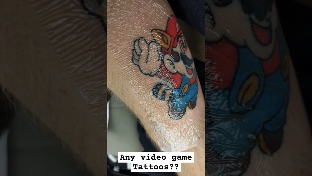 22 Super Mario Tattoos  The Body is a Canvas