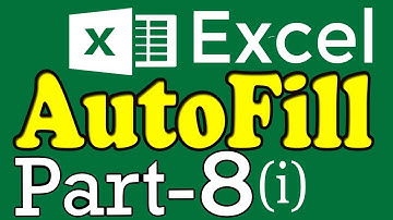 MS Excel 2016 Tutorial in Hindi / Urdu Part 8 (i)