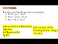 Indices Surds and Logarithms self practice 4.10 Q2 latih diri 4.10 matematik tambahan tingkatan 4