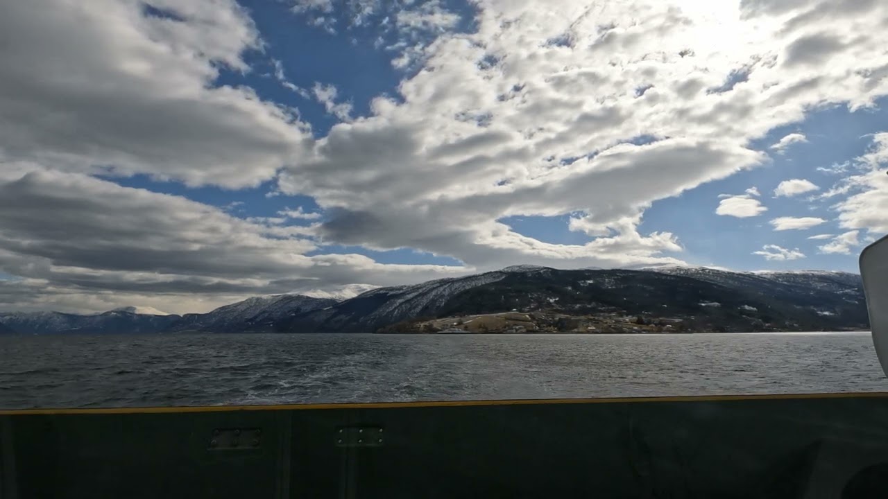 Witness the Majestic Journey of the Vangsnes to Balestrand Ferry!