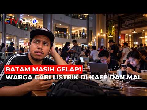 Residents Restless! Batam Blackout Continues, Malls and Cafes Become Places to Find Electricity