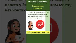 Осложнение Атеросклероза в виде эндотелиальной дисфункции