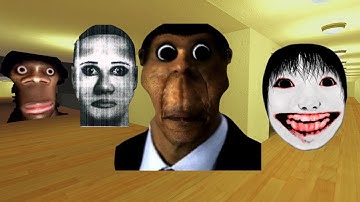 MY NAME IS AUUGHH OBUNGA VS ME  In LIMINAL HOTEL GMOD#gmod #garrysmod #nextbots #dudeongmod
