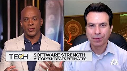 AutoDesk CEO: The economic cycle in industries we serve has bottomed out