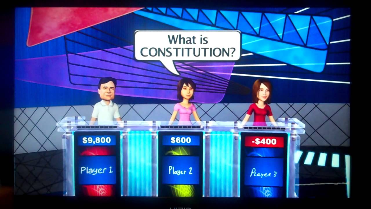 Jeopardy Nintendo Wii U Game 2 - YouTube