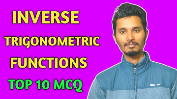inverse trigonometric functions mcq 2021 term 1 class 12 math
