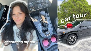 Decorate my new car with me + CAR TOUR
