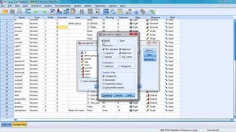 SPSS 24 Tutorial 6: Mean, Median & Mode