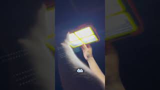 💡 ĐÈN CẦM TAY NLMT 200W – SÁNG MẠNH, TIỆN LỢI, KHÔNG LO MẤT ĐIỆN! 🔋☀️ #dennangluongmattroi