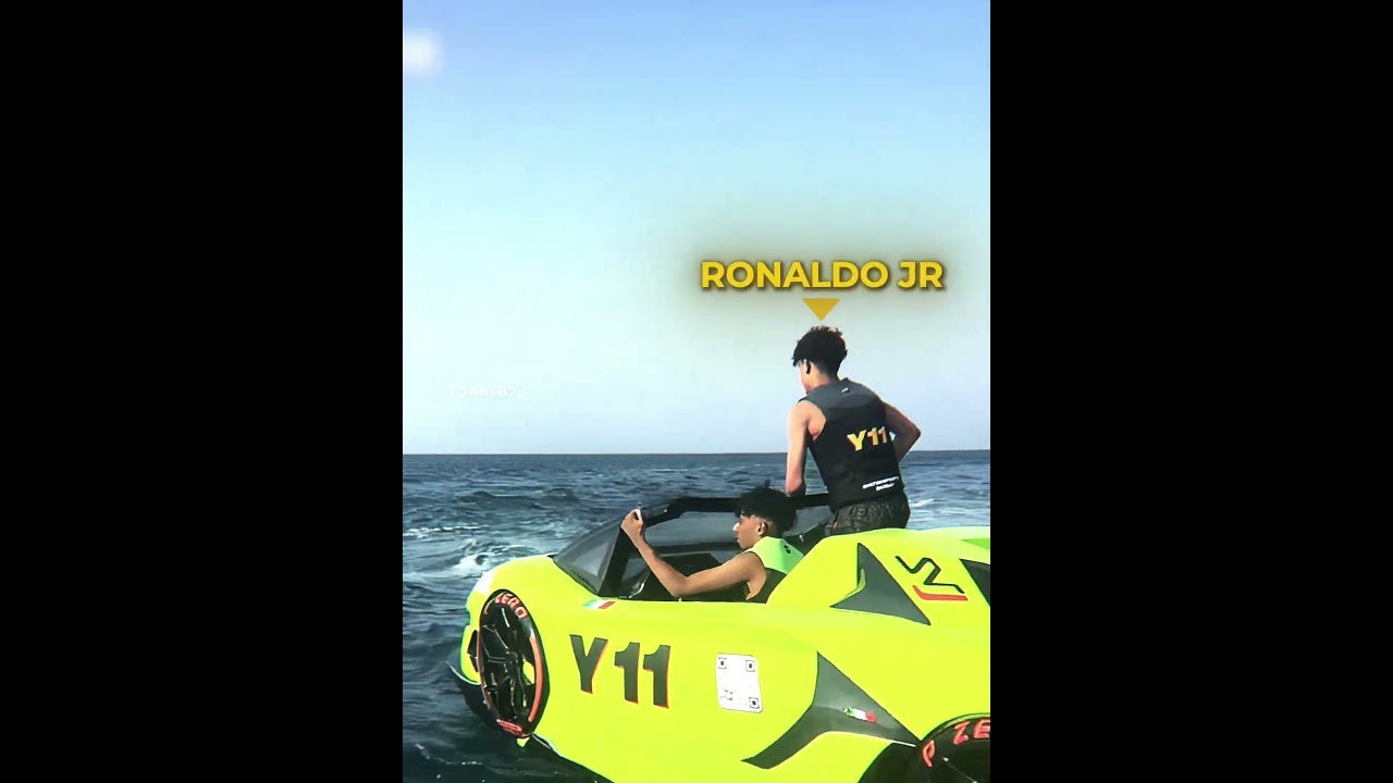 when Ronaldo x Ronaldo JR drive supercars
