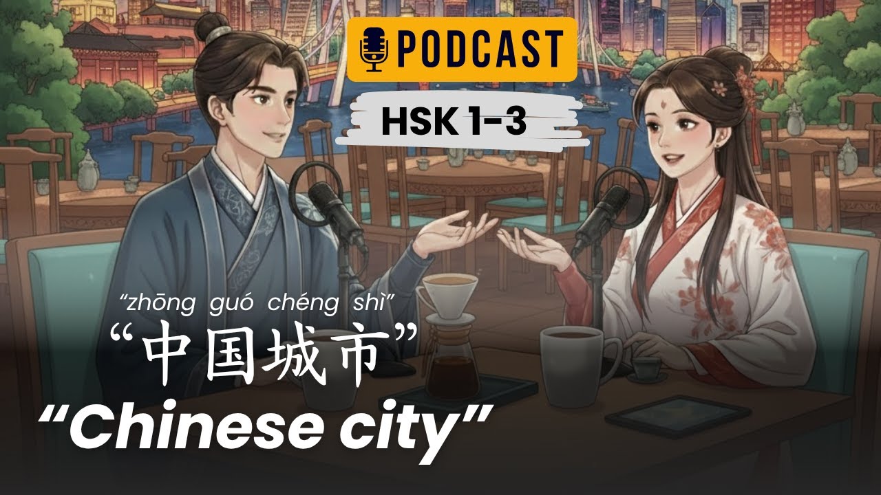 HSK 1-3 l Your favorite Chinese city l 你最喜欢的中国城市 l Chinese Podcast
