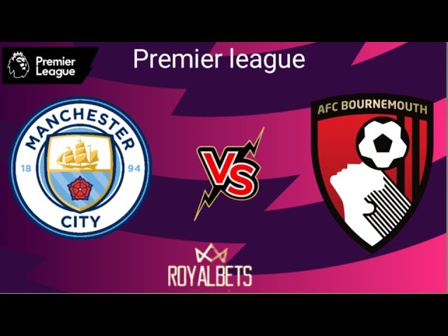 Manchester City x Bournemouth AO VIVO COM IMAGENS, Premier League 23/24