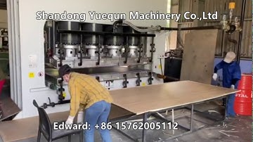 Short cycle laminated hot press machine for particle board/MDF/plywood