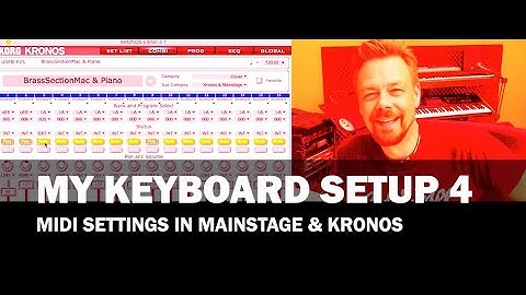 My Keyboard Setup 4 -  MIDI Settings in MainStage & Kronos