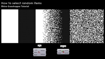 How to select random items in Rhino Grasshopper